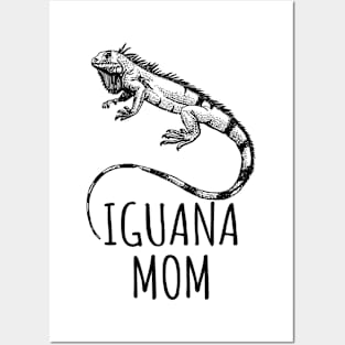 Iguana Mom Posters and Art